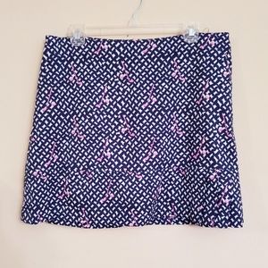 Lady Hagen Blue & White Golf Skort